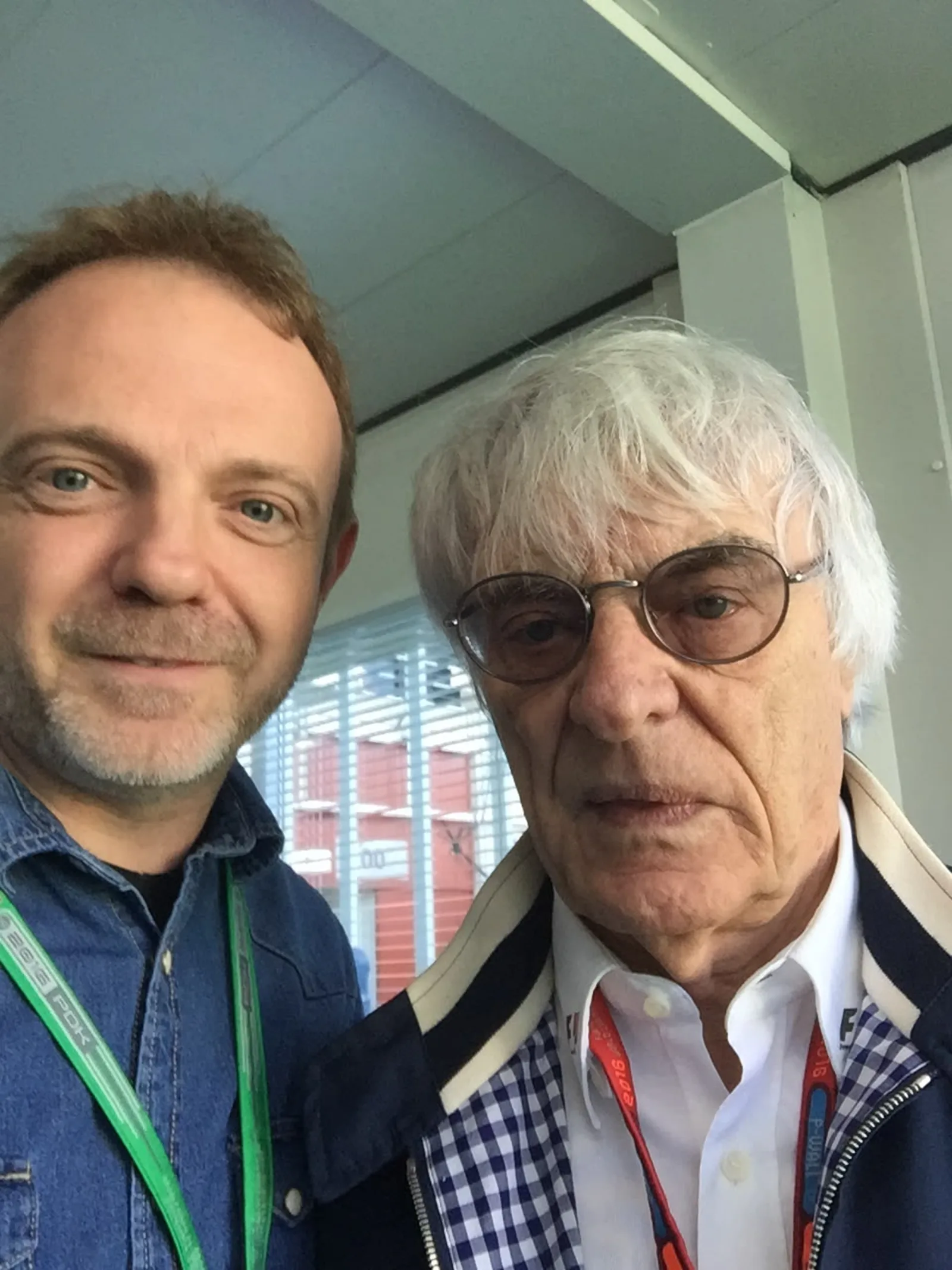 Marco con Bernie Ecclestone